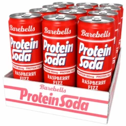 Barebells Protein Soda Raspberry Fizz 12x355ml