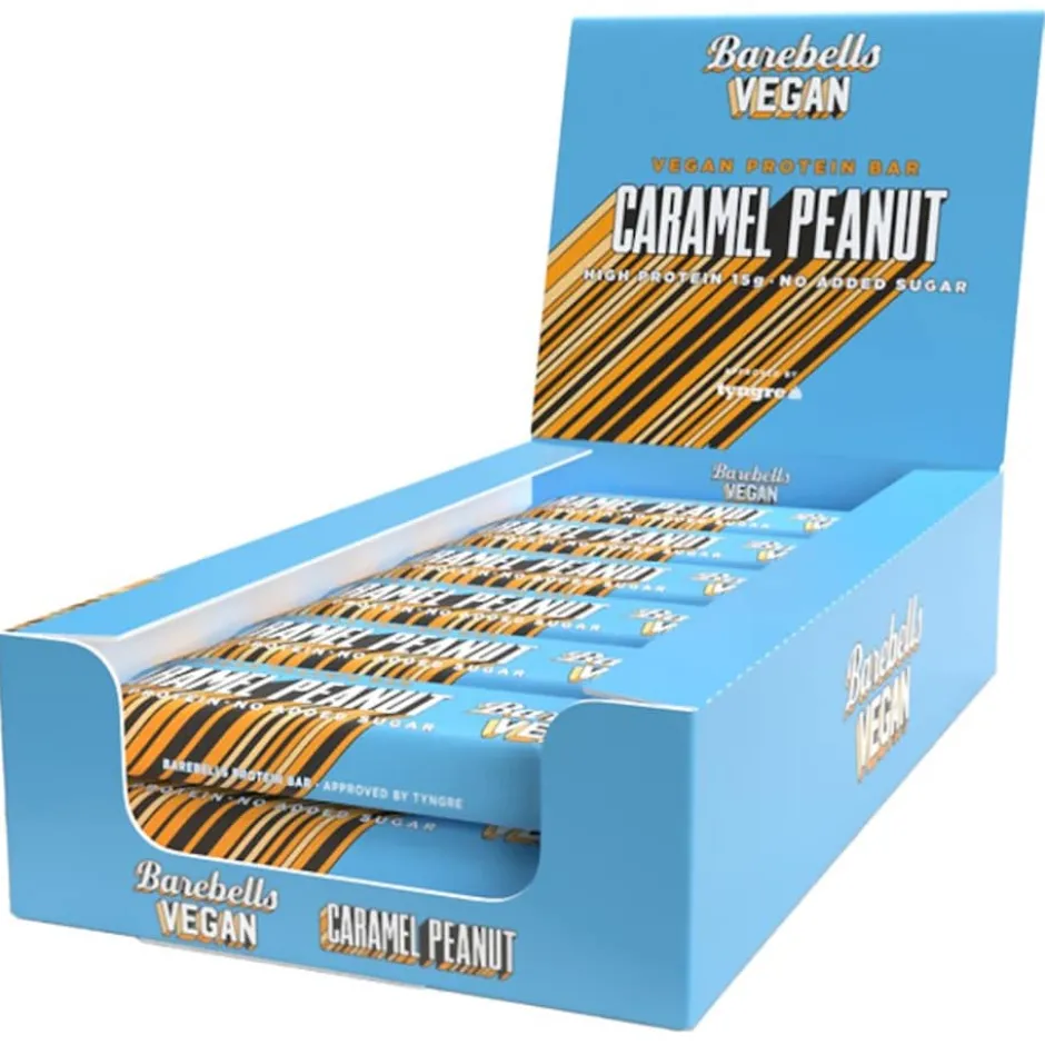 Barebells Vegan Protein Bar Caramel Peanut 12x55g