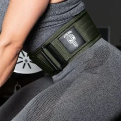 Better Bodies Quick Lock Belt Green/White