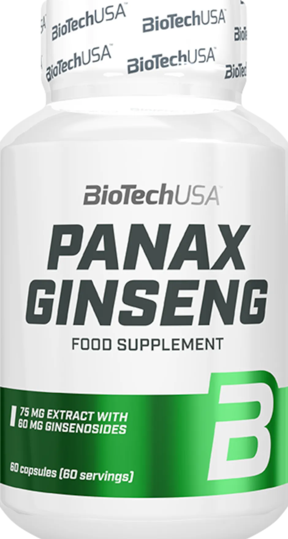 BiotechUSA Panax Ginseng 60 kapslar