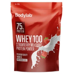 Bodylab Whey 100 Strawberry Milkshake 1kg