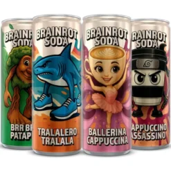 Brainrot Soda Mixpack 4x250ml