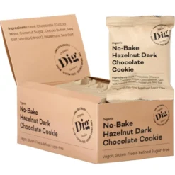 DIG No-Bake Hazelnut Dark Chocolate Cookie 12x30g