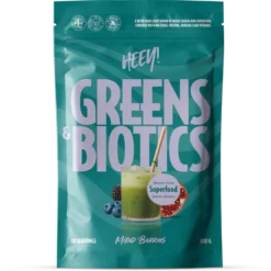 Heey! Greens & Biotics Superfood + Probiotics Mixed Berries 300g