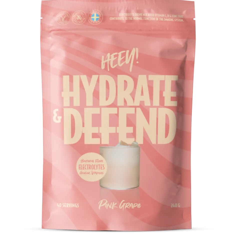 Heey! Hydrate & Defend Pink Grape 240g