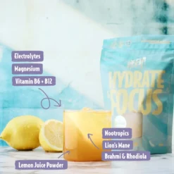 Heey! Hydrate & Focus Lemon 240g