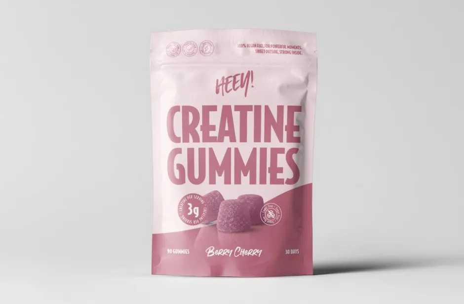 Heey! Kreatin Gummies Körsbär 90st