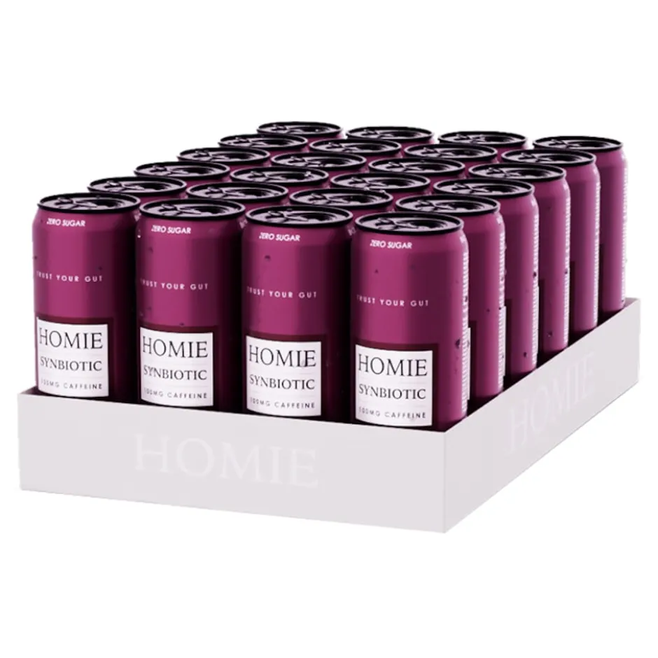 Homie Wake Up Synbiotic Melon Lychee 24x330ml