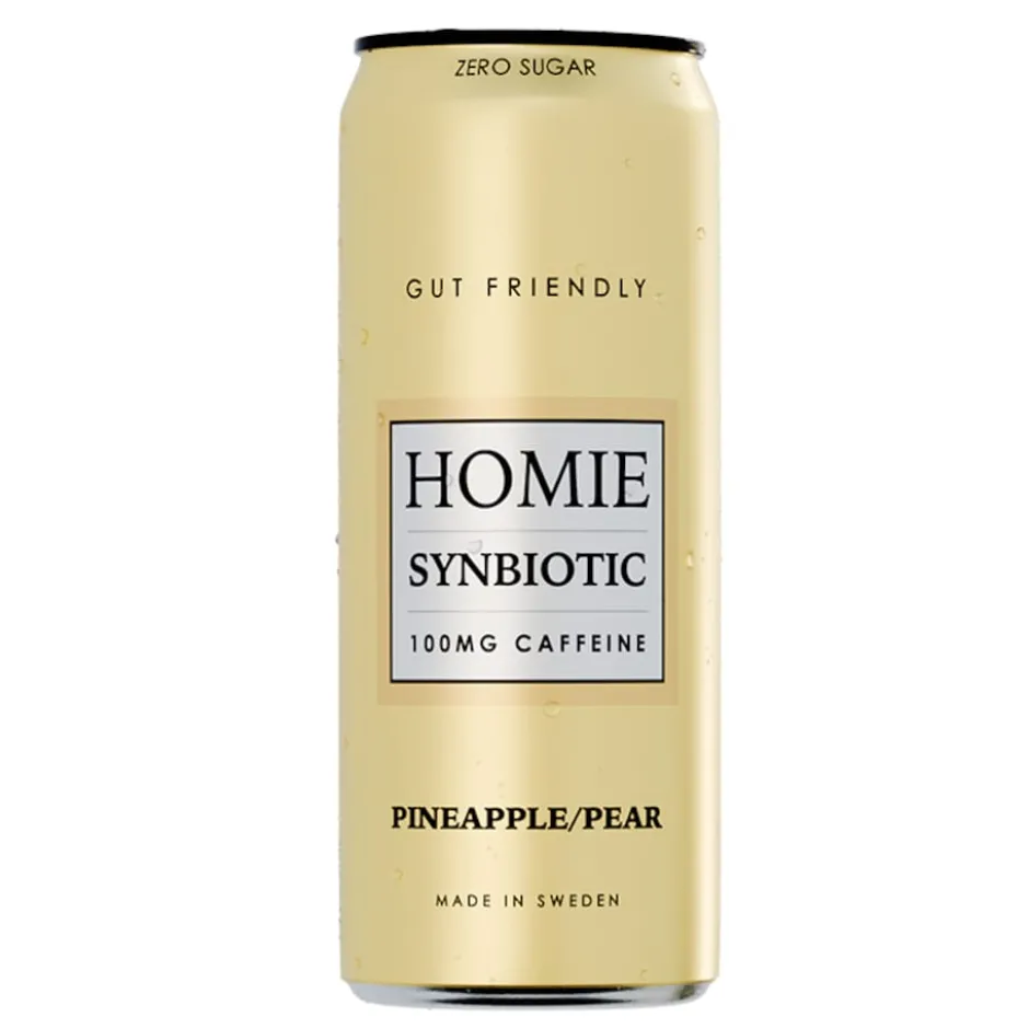 Homie Wake Up Synbiotic Pineapple Pear 330ml