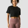 ICANIWILL Stance Cropped T-shirt Wmn Black