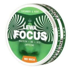 LEWA Focus Cucumber & Mint Nikotinfritt snus 10-pack