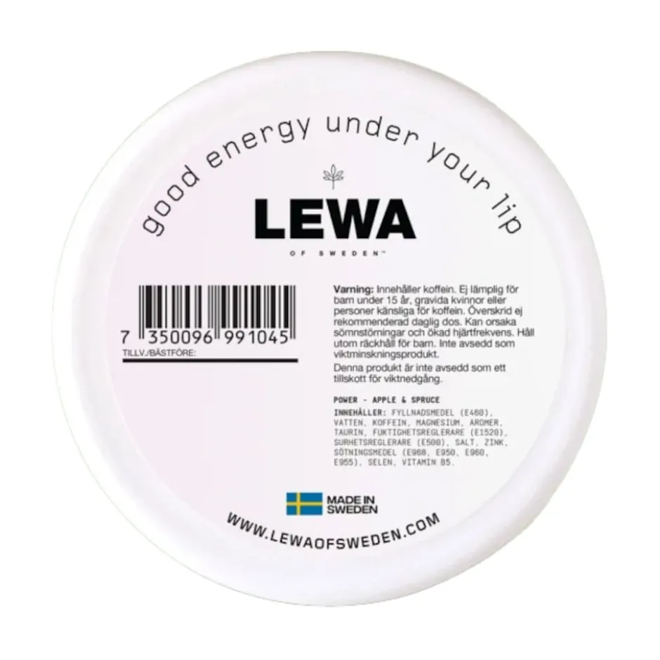 LEWA Power Apple & Spruce Nikotinfritt snus 1 dosa