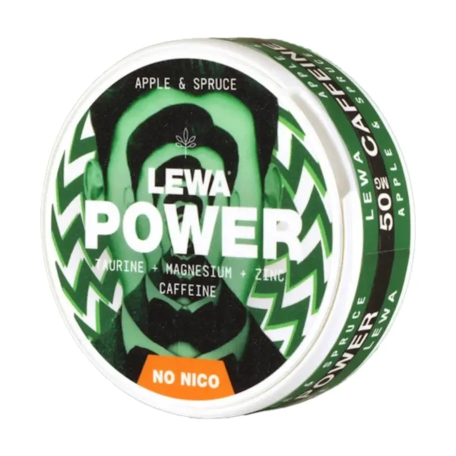 LEWA Power Apple & Spruce Nikotinfritt snus 10-pack