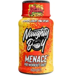 Naughty Boy Menace Pre-Workout Shot Strawberry Mango 60ml