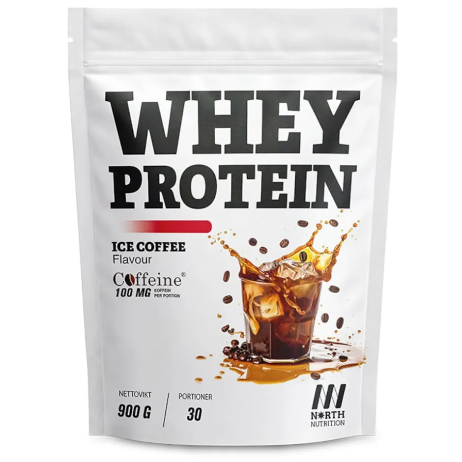 North Nutrition Whey Ice Coffee Caffeine 900g