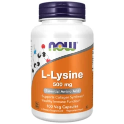 NOW Lysine 500mg 100 kapslar