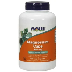 NOW Magnesium 400mg 180 kapslar