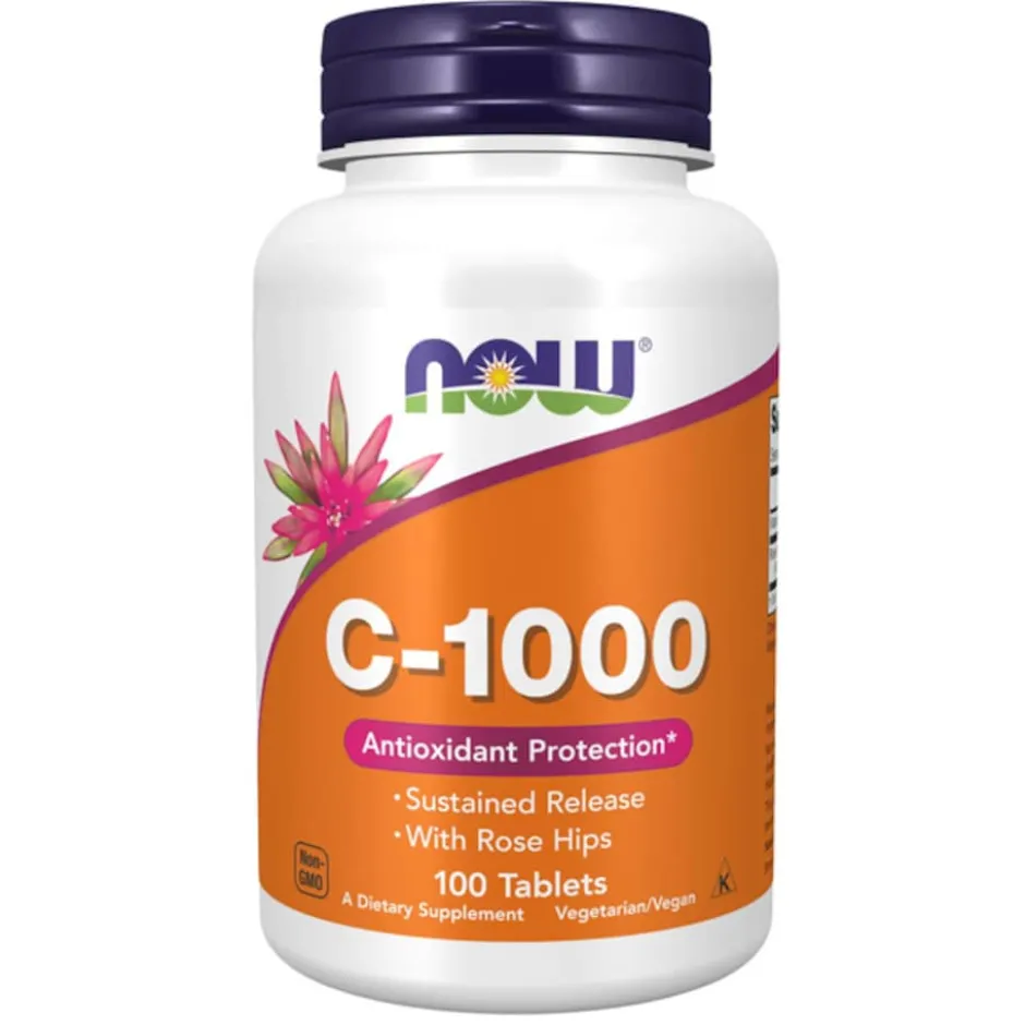 NOW Vitamin C-1000 SR 100 tabletter
