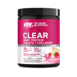 Optimum Nutrition Clear Whey Protein Isolate+Collagen Apple & Raspberry 240g