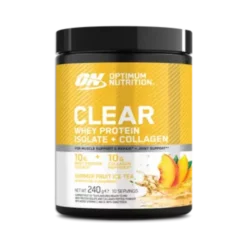 Optimum Nutrition Clear Whey Protein Isolate+Collagen Summer Fruit Ice Tea 240g