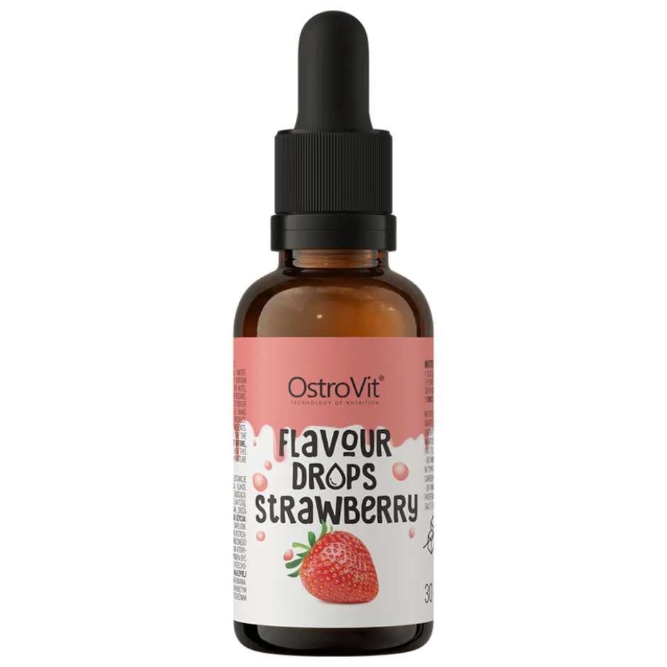 OstroVit Flavour Drops Strawberry 30ml
