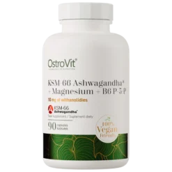 OstroVit KSM-66 Ashwagandha® + Magnesium + B6 P-5-P VEGE 90 Kapslar