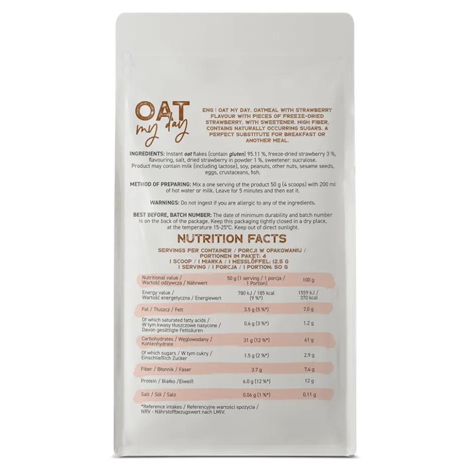 OstroVit Oat My Day Strawberry 200g