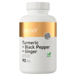 OstroVit Turmeric + Black Pepper + Ginger 90 Tabletter