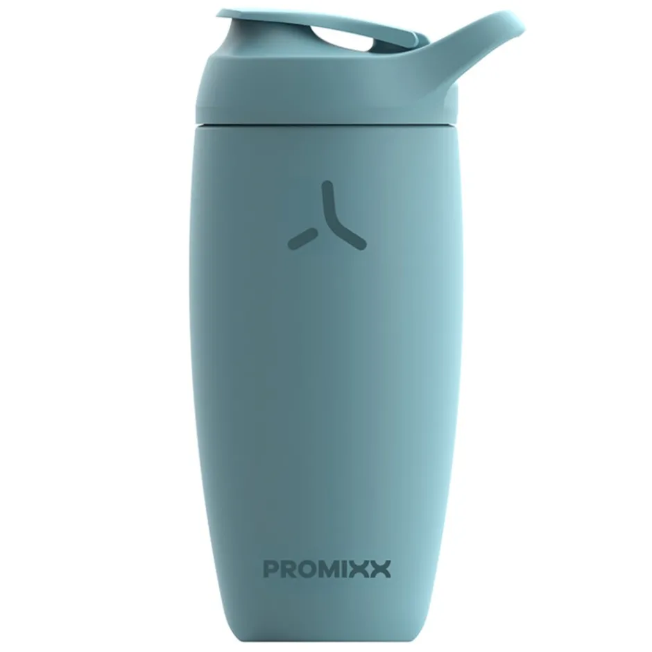 Promixx Double Wall Steel Shaker Bottle Ocean Calm Blue 550ml