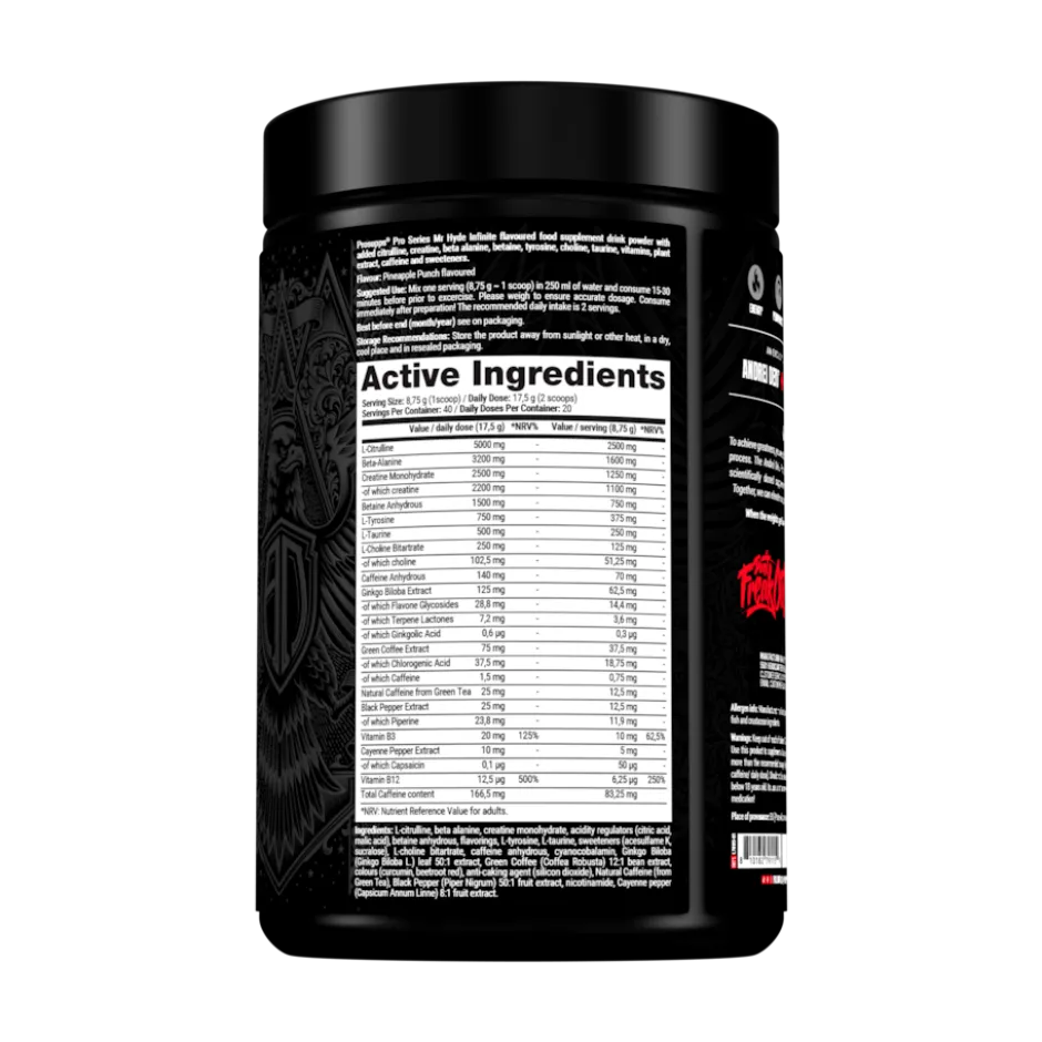 Pro Supps Mr Hyde Infinite Pineapple Punch 40 serveringar