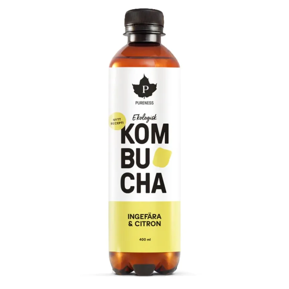 Pureness Kombucha Ingefära & Citron 400ml