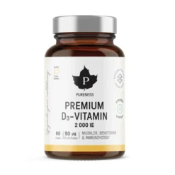 Pureness Premium D3-vitamin 2000 IE 60 Kapslar