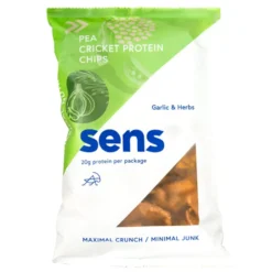 SENS Pea Cricket Protein Chips Garlic & Herbs 80g