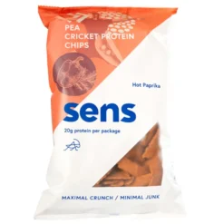 SENS Pea Cricket Protein Chips Hot Paprika 80g