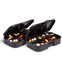SmartShake Pill Box Organizer Black