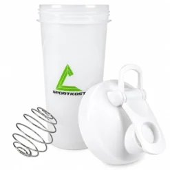 Sportkost Shaker White transparent 700ml
