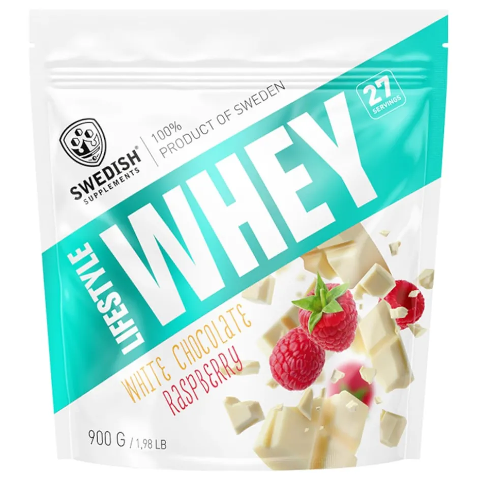 Swedish Supplements Lifestyle Whey White Chocolate Raspberry 900g