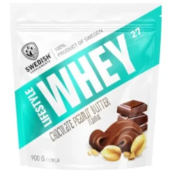 Swedish Supplements Lifestyle Whey Chocolate Peanut Butter 900g