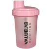 Valuelab Shaker Pink Transparent 500ml
