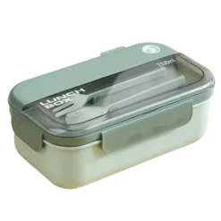 Yakada Lunch Box Green med bestick 1100ml